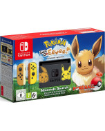 Игровая приставка Nintendo Switch (желтый / бежевый) + игра Pokemon: Let's Go, Eevee! + аксессуар PokeBall Plus